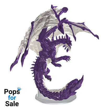 D&D Icons of the Realms Boxed prepainted Miniatures Adult Amethyst Dragon 38 cm Miniature Gaming & Tabletop