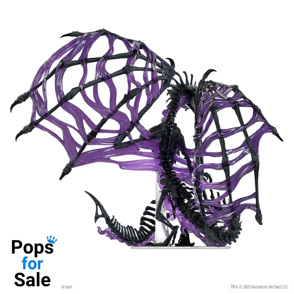 D&D Icons of the Realms Boxed prepainted Miniatures Black Dracolich 30 cm