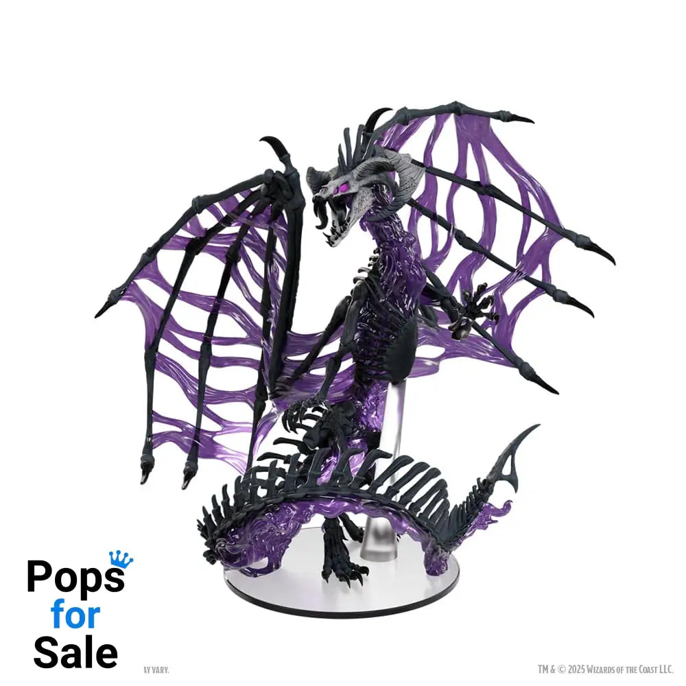 D&D Icons of the Realms Boxed prepainted Miniatures Black Dracolich 30 cm