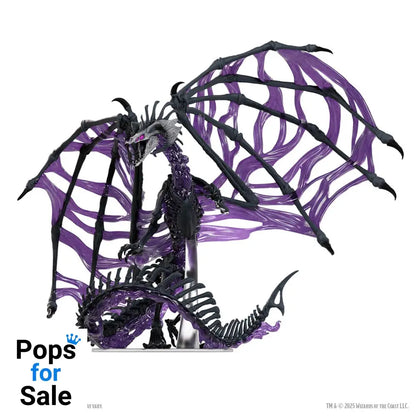 D&D Icons of the Realms Boxed prepainted Miniatures Black Dracolich 30 cm