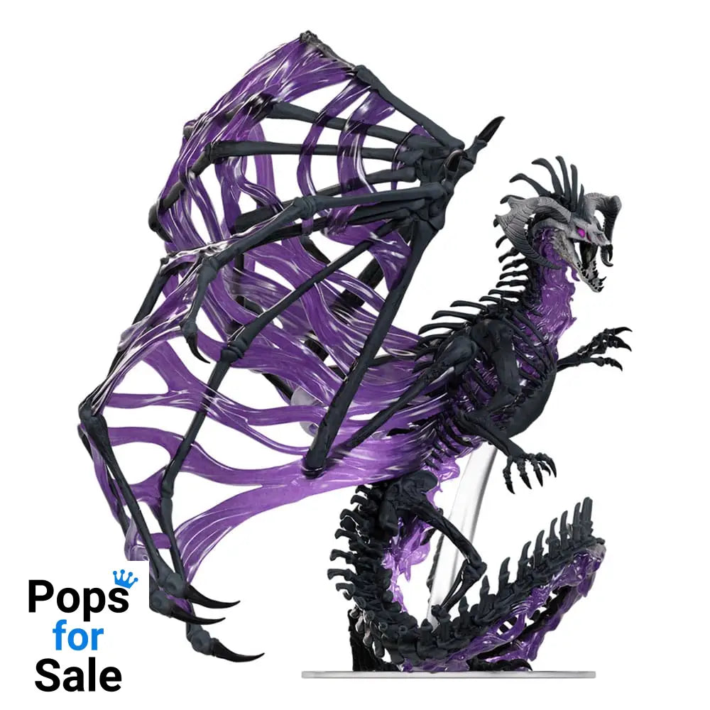 D&D Icons of the Realms Boxed prepainted Miniatures Black Dracolich 30 cm