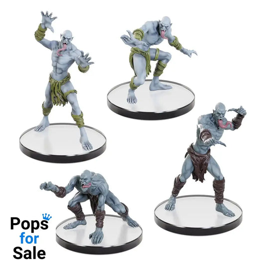 D&D Icons of the Realms pre-painted Miniatures Undead Armies - Ghouls & Ghasts Set