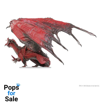 D&D Icons of the Realms Prepainted Miniature Adult Red Dragon Tyrant 18 cm