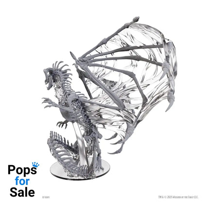 D&D Nolzur's Marvelous Miniatures Unpainted Miniatures Black Dracolich 30 cm