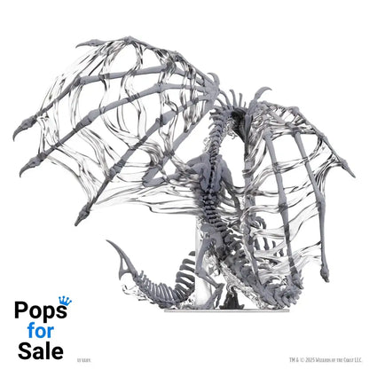 D&D Nolzur's Marvelous Miniatures Unpainted Miniatures Black Dracolich 30 cm