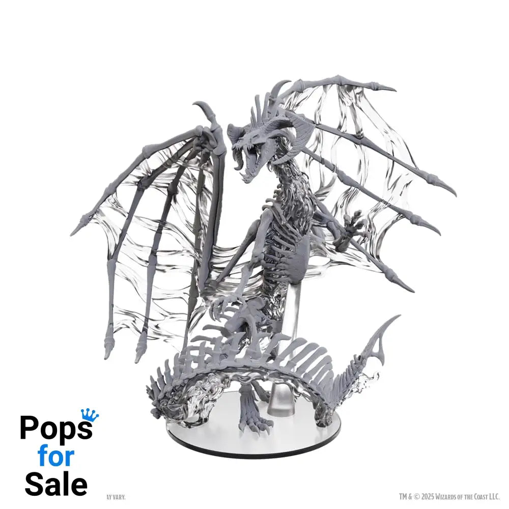 D&D Nolzur's Marvelous Miniatures Unpainted Miniatures Black Dracolich 30 cm
