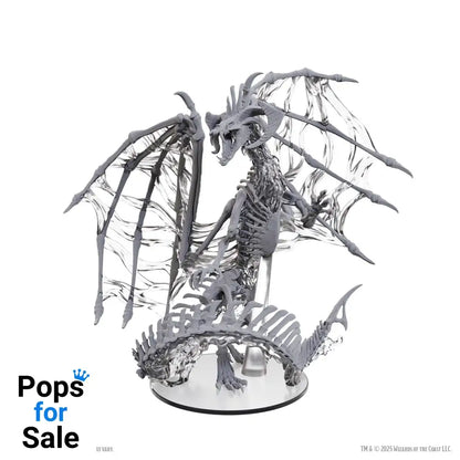 D&D Nolzur's Marvelous Miniatures Unpainted Miniatures Black Dracolich 30 cm