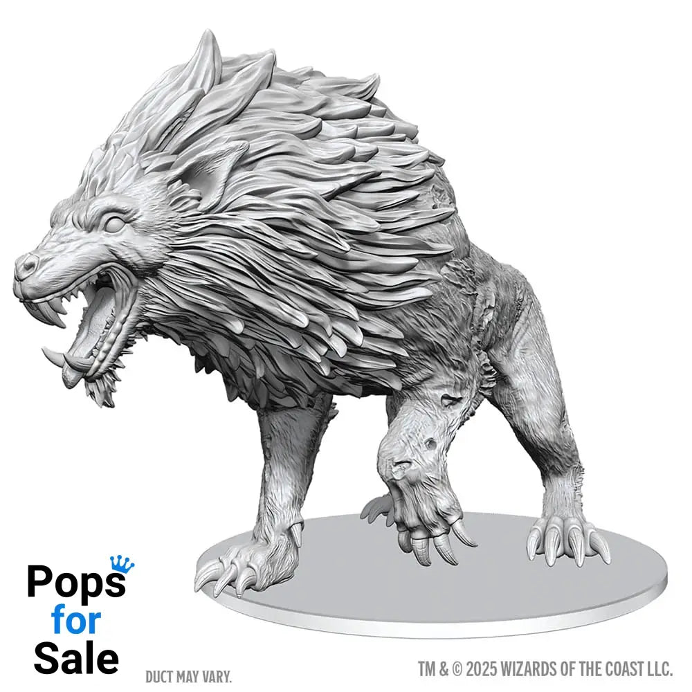 D&D Nolzur's Marvelous Miniatures Unpainted Miniatures Dire Worg 11 cm