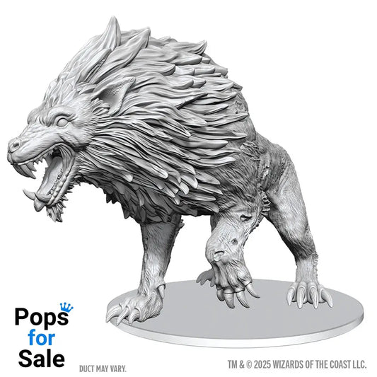 D&D Nolzur's Marvelous Miniatures Unpainted Miniatures Dire Worg 11 cm