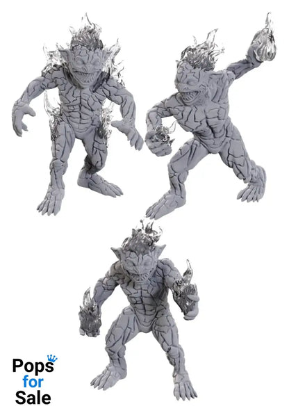 D&D Nolzur’s Marvelous Miniatures Unpainted Miniatures Magmins Miniature Gaming & Tabletop