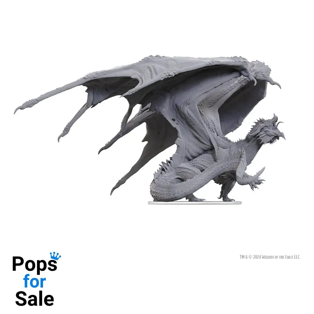 D&D Nolzur’s Marvelous Miniatures Unpainted Miniature Adult Red Dragon Tyrant 18 cm Miniature Gaming & Tabletop