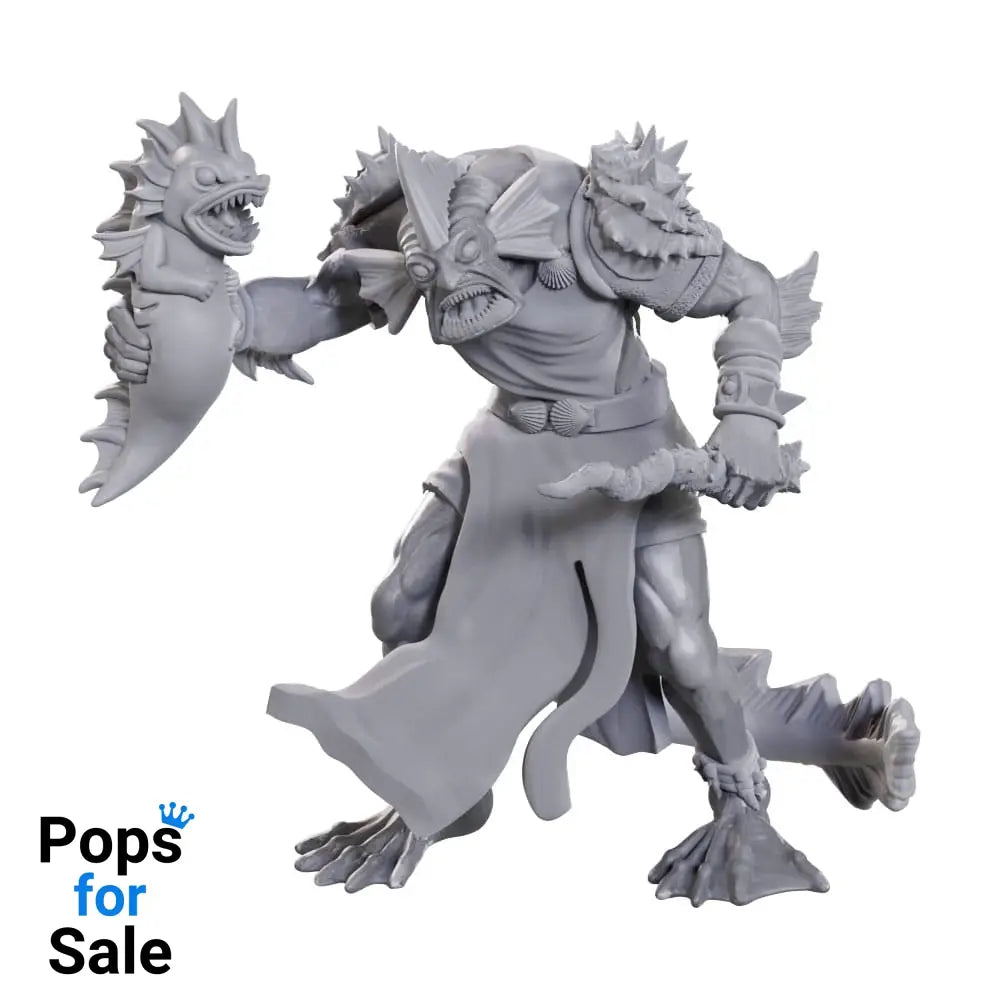 D&D Nolzur’s Marvelous Miniatures Unpainted Miniatures Sahuagin Priestess Miniature Gaming & Tabletop