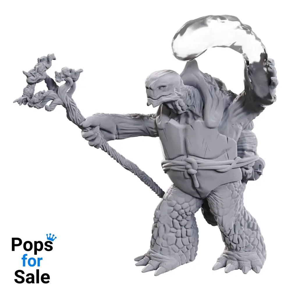 D&D Nolzur's Marvelous Miniatures Unpainted Miniatures Tortle Druid & Wild Shape Giant Lizard