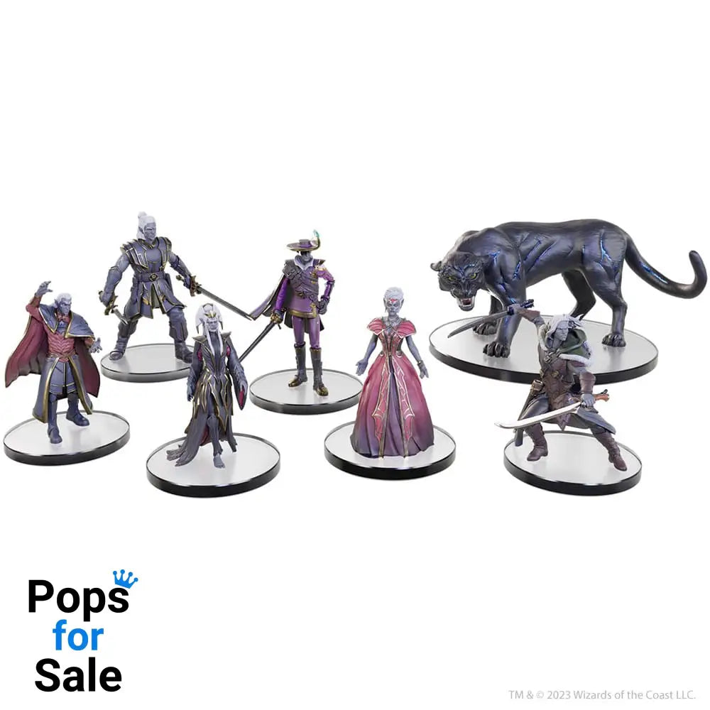 D&D The Legend of Drizzt 35th Anniversary pre-painted Miniatures Family & Foes Boxed Set Miniature Gaming & Tabletop