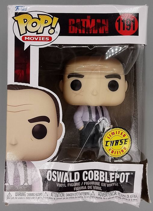 #1191 Oswald Cobblepot (w/o Coat) Chase DC The Batman Box Damaged Funko POP