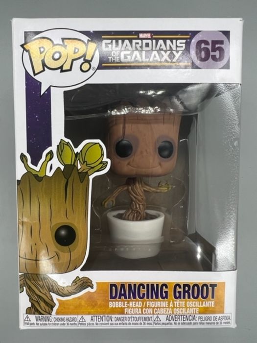 #65 Dancing Groot Marvel Guardians of the Galaxy Box Damaged Funko POP