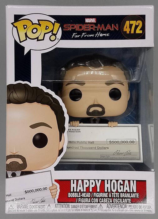 #472 Happy Hogan - Marvel Spiderman Far From Home Funko POP