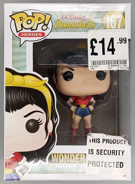 167 Wonder Woman - DC Bombshells - Box Damaged Funko POP