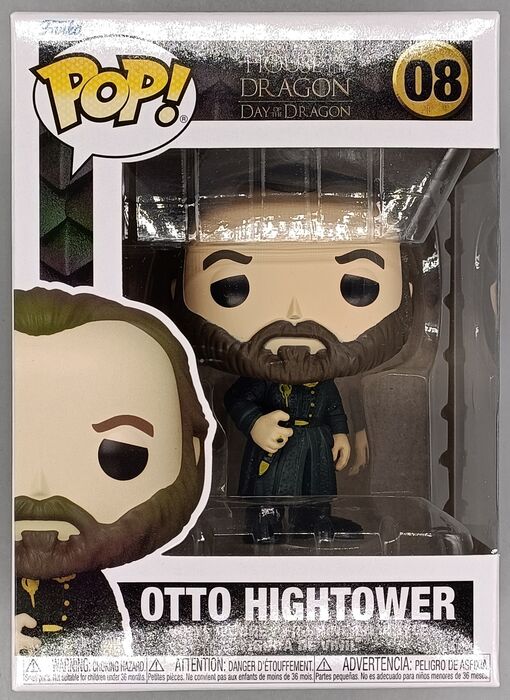 #08 Otto Hightower - House of the Dragon - Brand New Funko POP in Protector