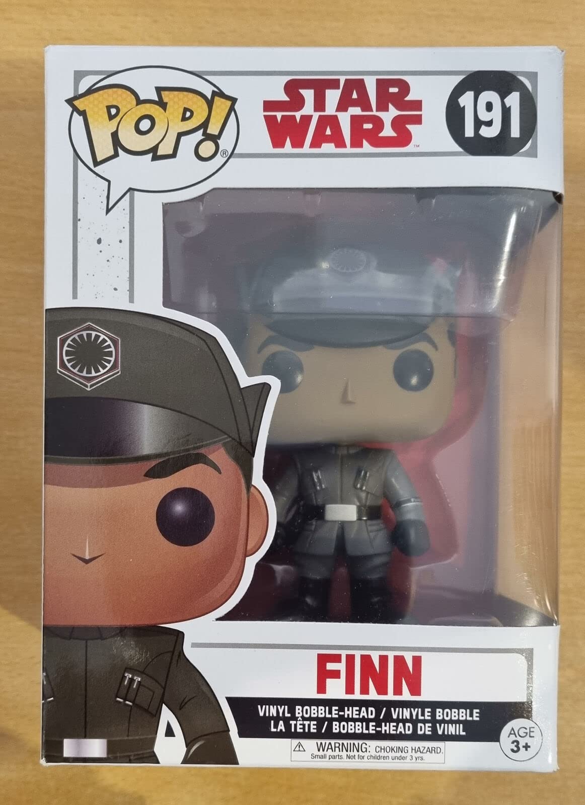 191 Finn (Imperial Disguise) Star Wars Last Jedi Funko POP - Box Damaged