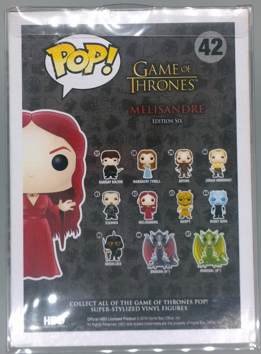 42 Melisandre (Translucent) Game of Thrones - Exclusive Funko POP