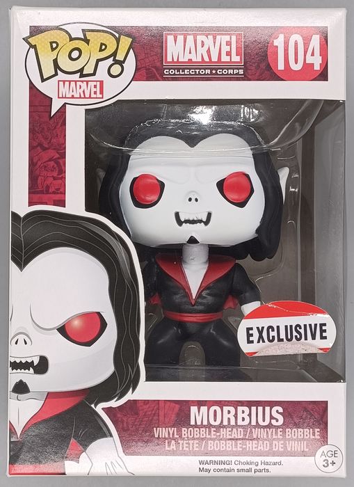 104 Morbius - Marvel Collector Cops Exclusive - Box Damaged Funko POP
