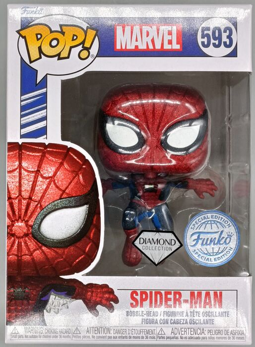 #593 Spider-Man (First Appearance) Diamond Marvel Funko POP