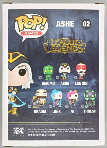 #02 Ashe - League of Legends - Box Damaged Funko POP