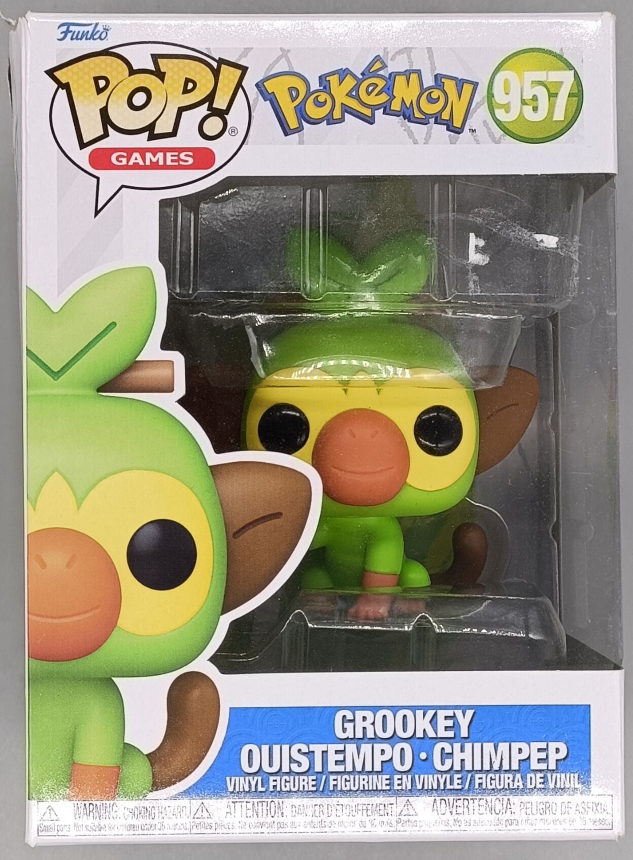 #957 Grookey - Pokemon - Funko POP - Box Damaged
