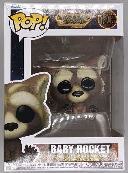 1208 Baby Rocket - Marvel Guardians of the Galaxy Vol. 3 Funko POP - Box Damaged