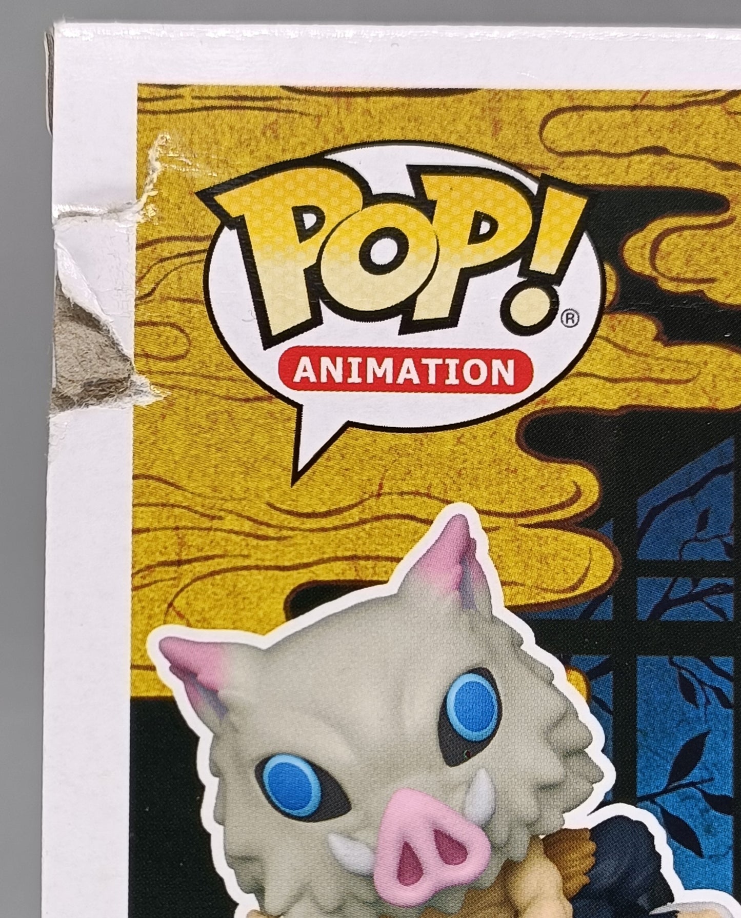1090 Inosuke Hashibira (Lounging) Demon Slayer - Funko POP - Box Damaged