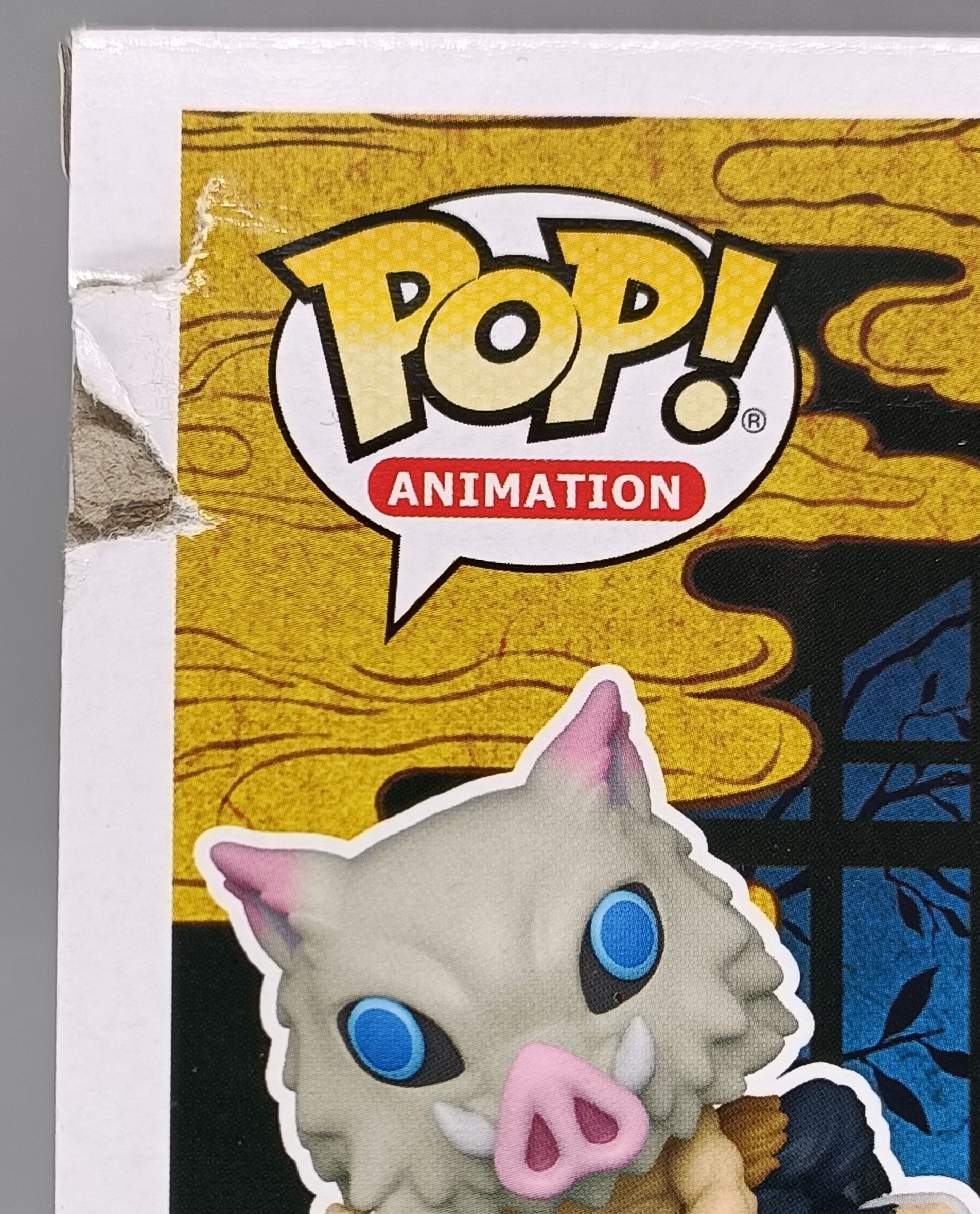1090 Inosuke Hashibira (Lounging) Demon Slayer - Funko POP - Box Damaged