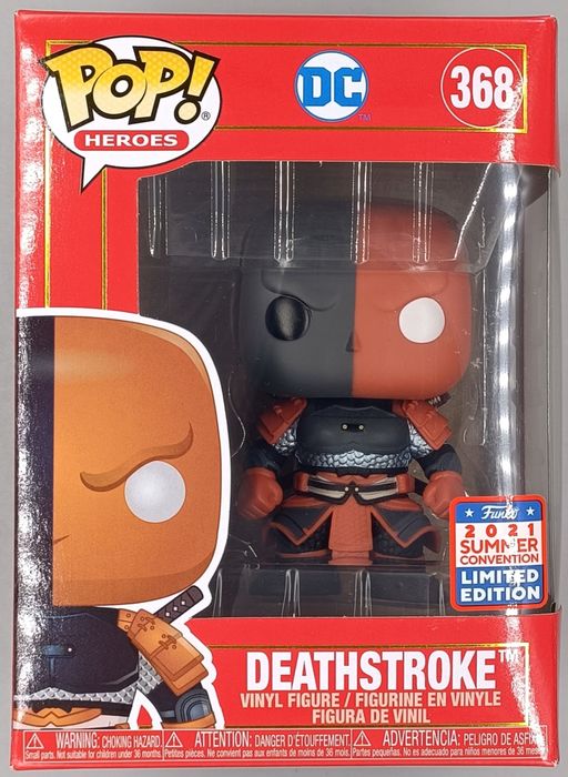 368 Deathstroke - DC Imperial Palace - 2021 Con Funko POP - Box Damaged