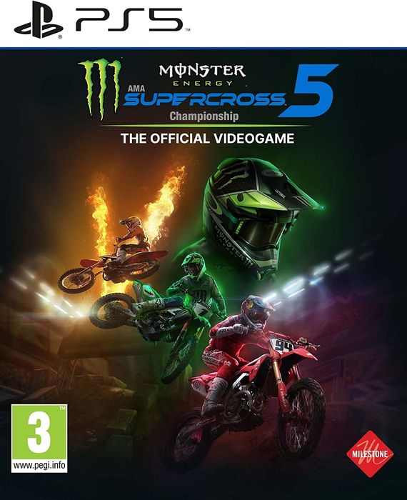 Monster Energy Supercross - The Official Videogame 5 for Playstation 5 (PS5) - [New]
