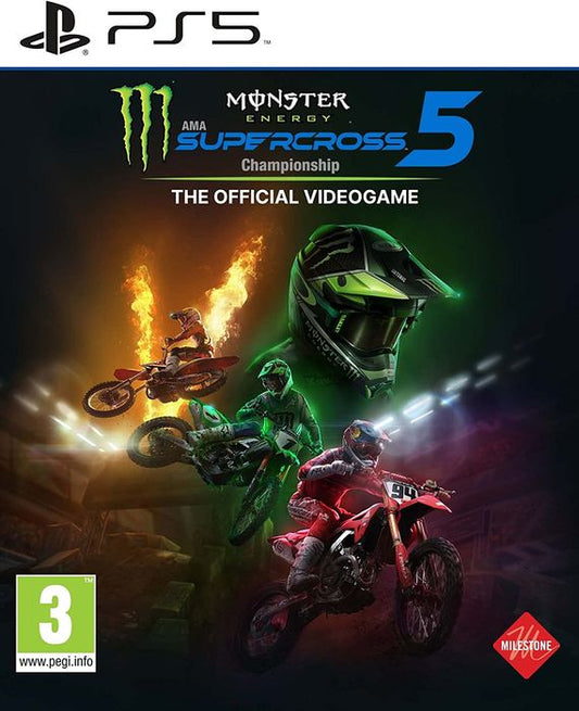 Monster Energy Supercross - The Official Videogame 5 for Playstation 5 (PS5) - [New]