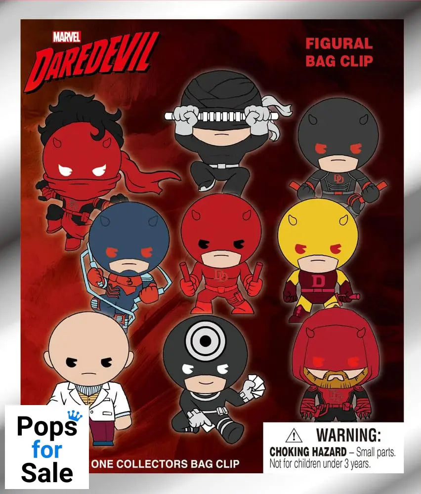 Daredevil 3D PVC Bag Clips Classic Display (24)