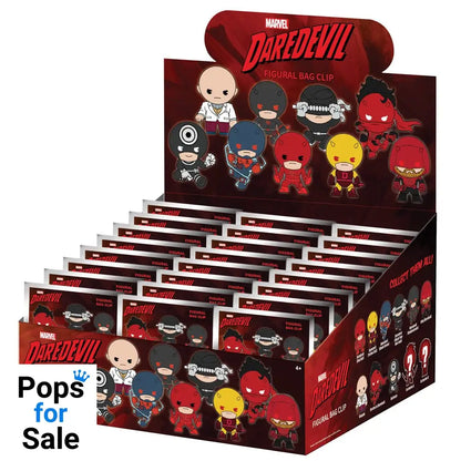 Daredevil 3D PVC Bag Clips Classic Display (24)