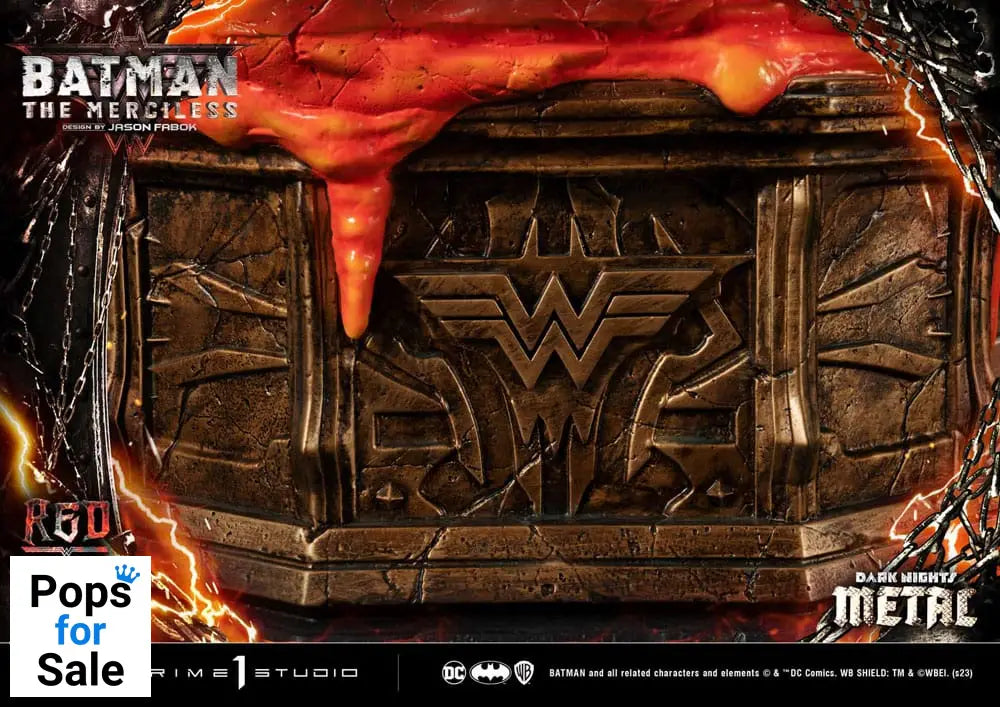 Dark Nights: Death Metal Statue 1/3 The Mericless Red Version 111 cm