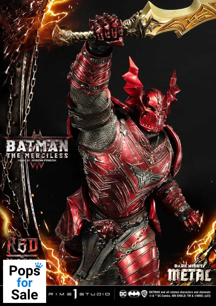Dark Nights: Death Metal Statue 1/3 The Mericless Red Version 111 cm