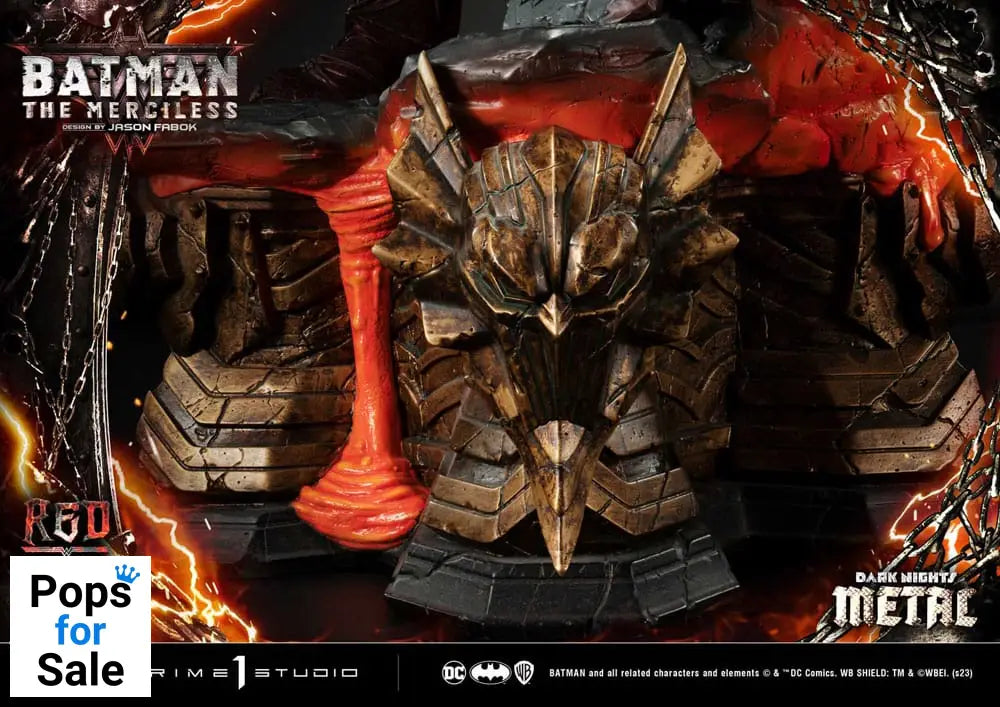 Dark Nights: Death Metal Statue 1/3 The Mericless Red Version 111 cm