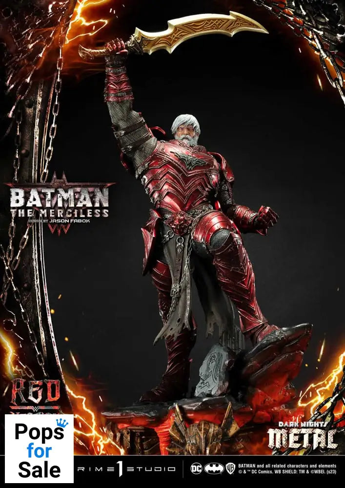 Dark Nights: Death Metal Statue 1/3 The Mericless Red Version 111 cm