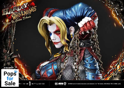 Dark Nights: Metal Museum Masterline Series Statue 1/3 Harley Quinn Who Laughs Concept Design by Caelos D`anda Deluxe