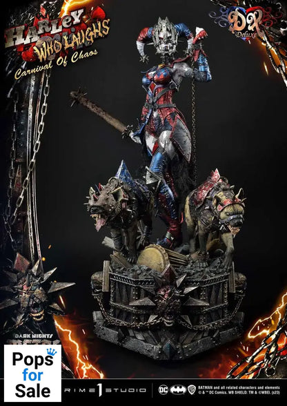 Dark Nights: Metal Museum Masterline Series Statue 1/3 Harley Quinn Who Laughs Concept Design by Caelos D`anda Deluxe