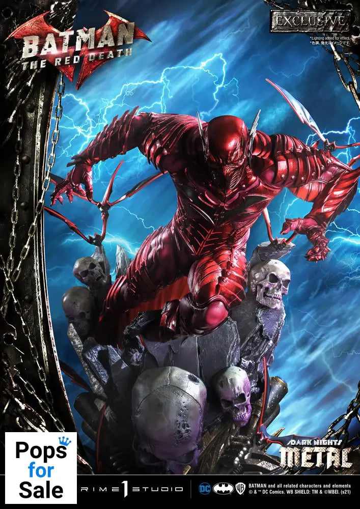 Dark Nights: Metal Statues 1/3 The Red Death & The Red Death Exclusive 75 cm Assortment (3)