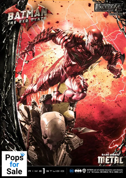 Dark Nights: Metal Statues 1/3 The Red Death & The Red Death Exclusive 75 cm Assortment (3) Statues