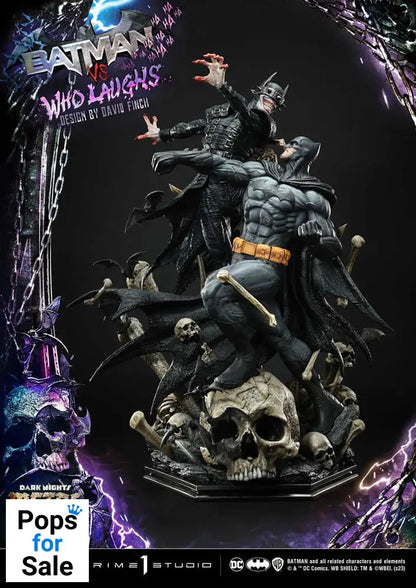 Dark Nights: Metal Ultimate Premium Masterline Series Statue 1/4 Batman VS Batman Who Laughs 67 cm Statues