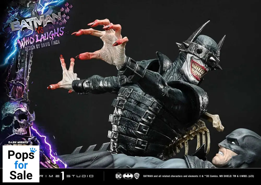 Dark Nights: Metal Ultimate Premium Masterline Series Statue 1/4 Batman VS Batman Who Laughs 67 cm