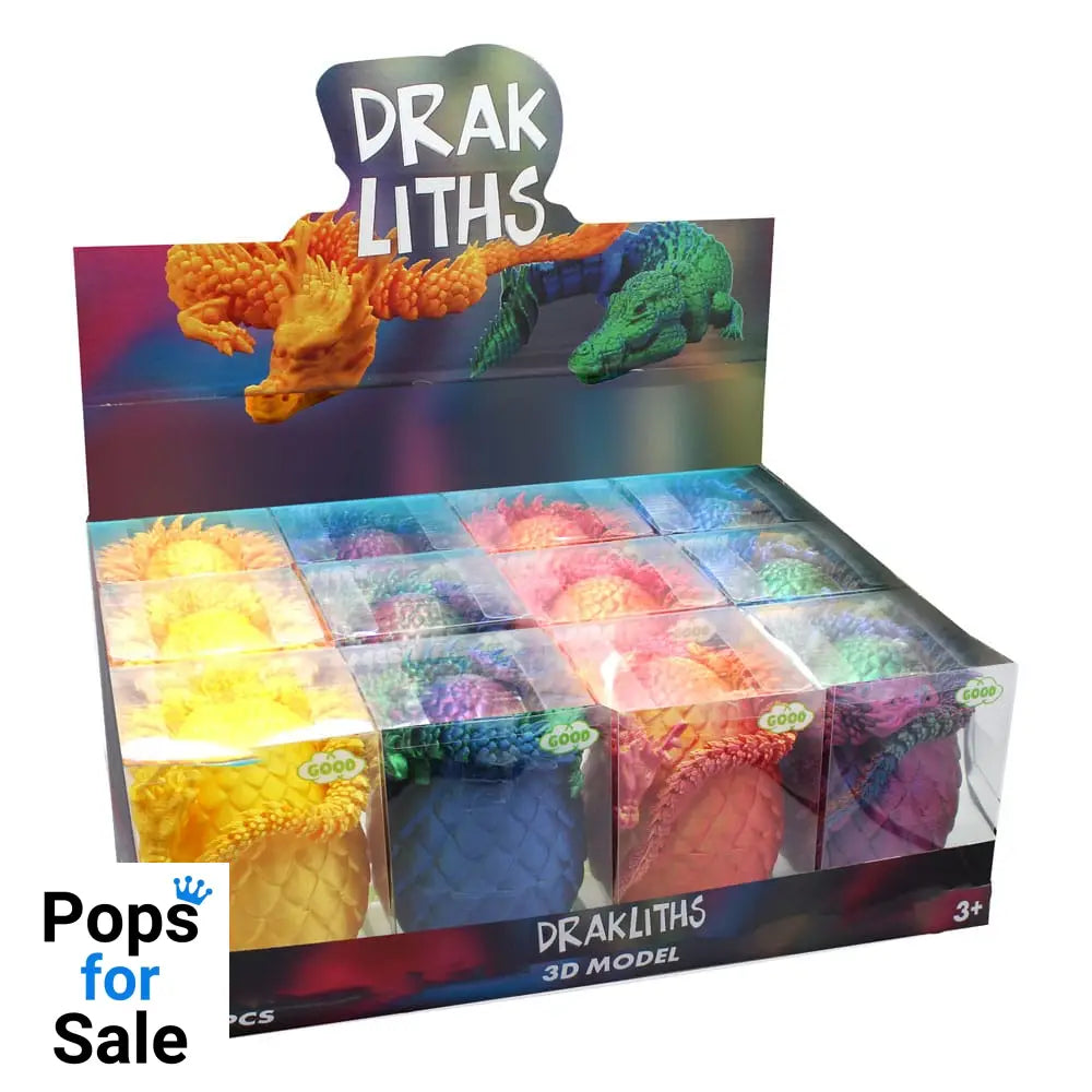 Darkliths 3D Fidget Toy Dragonegg with Dragon 15 cm Display (12)