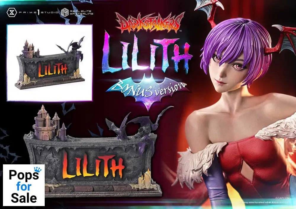 Darkstalkers Real Elite Masterline Series Statue 1/4 Lilith Bonus Version 52 cm