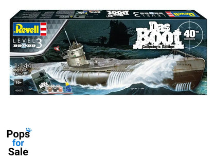 Das Boot Model Kit Gift Set 1/144 U-Boot U96 Typ VII C 40th Anniversary 46 cm Model kits